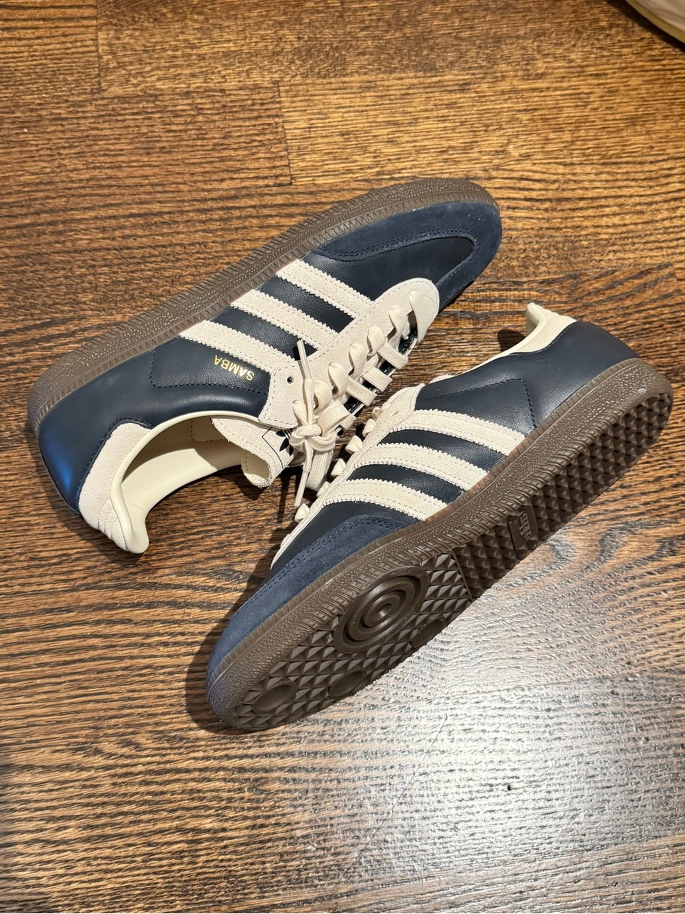 MENS Adidas Samba OG Aurora Ink Cream White – US M10